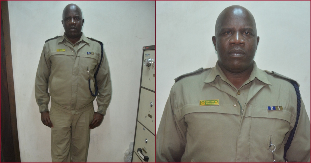 Ruai OCS Chief Duncan Otieng was arrested for demanding bribes from revellers
